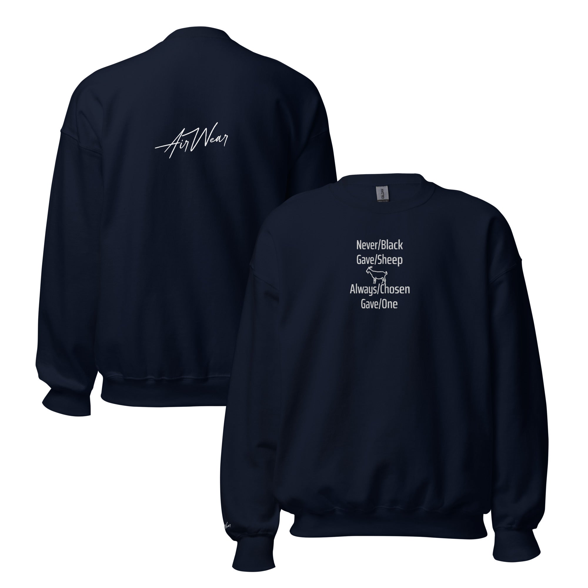Ai Wear 'Black Sheep' Unisex Sweatshirt – Air Wear